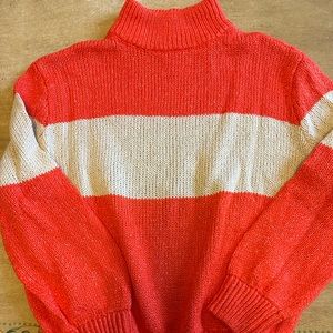 Aerie cotton mock neck sweater